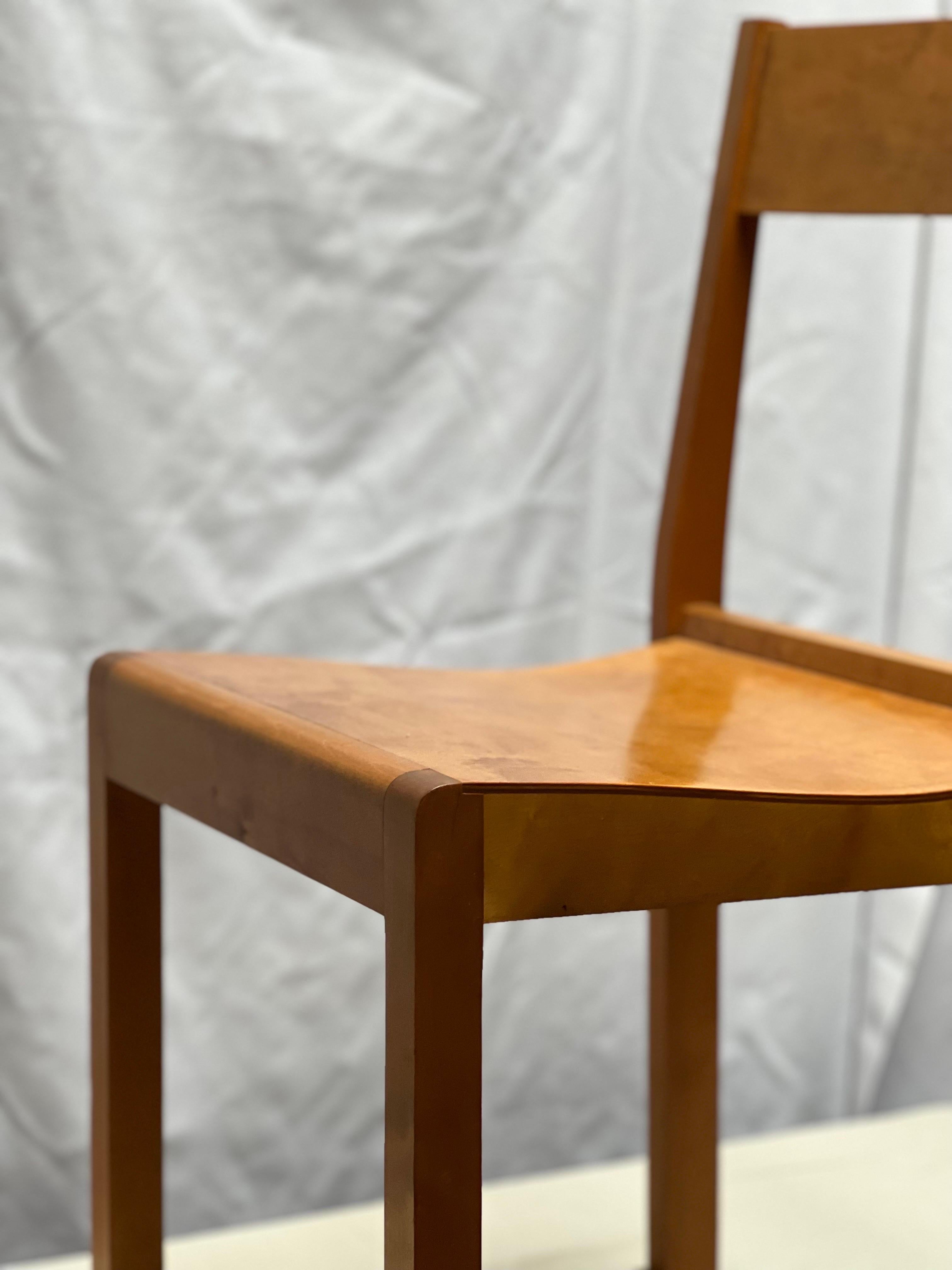 Sven Markelius modernist stacking chairs mint condition 1931 nice set of 6 For Sale 2