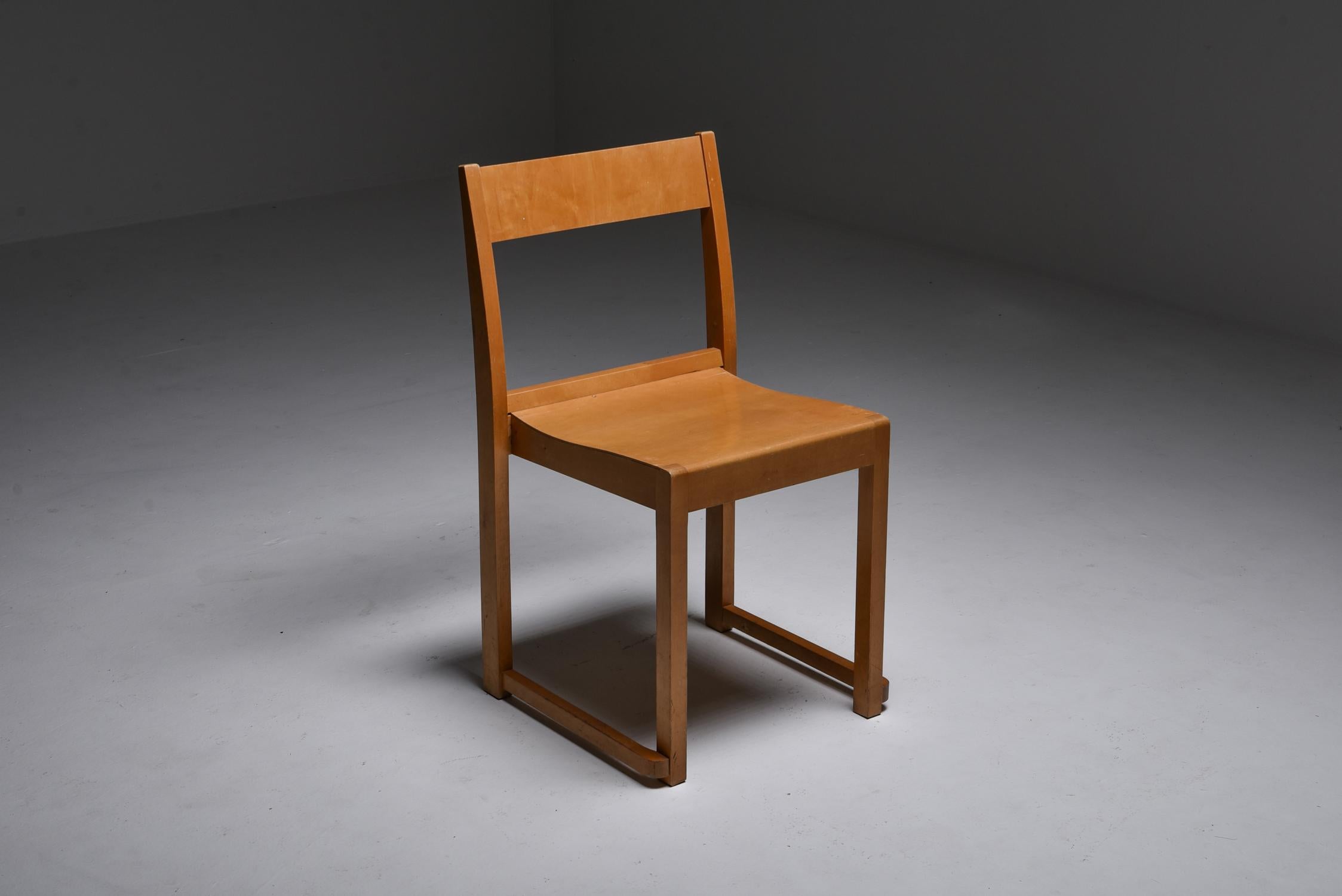 Birch Sven Markelius 'Orchestra' Chairs