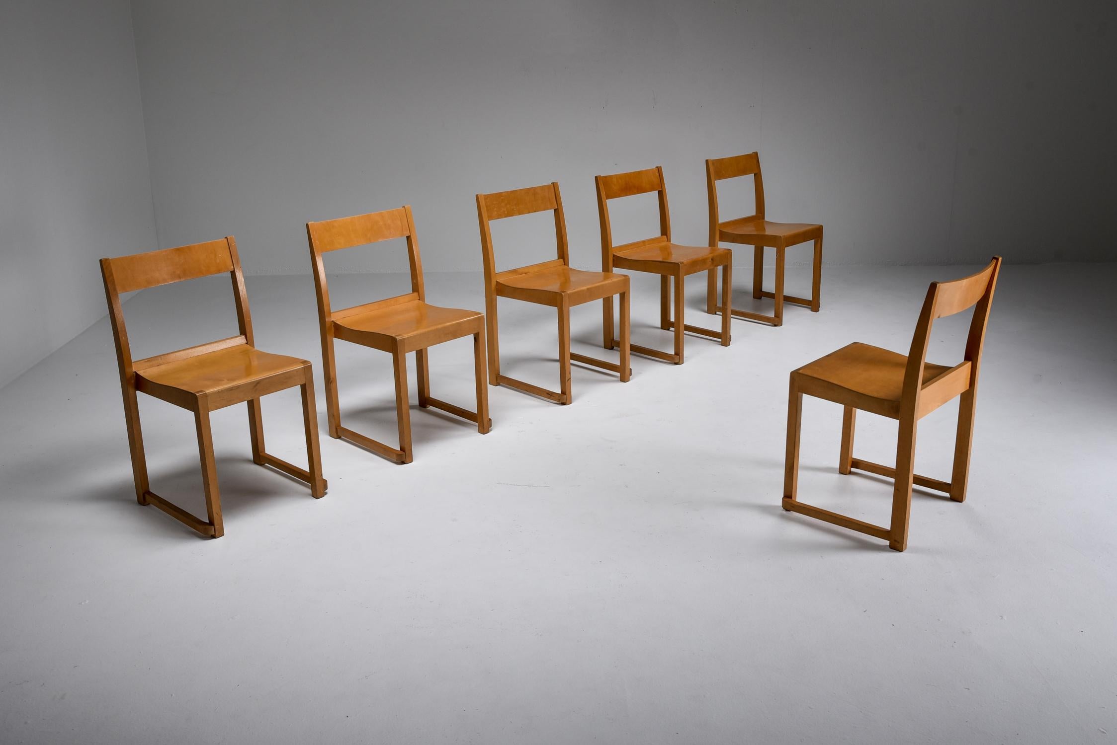 Scandinavian Modern Sven Markelius 'Orchestra' Chairs