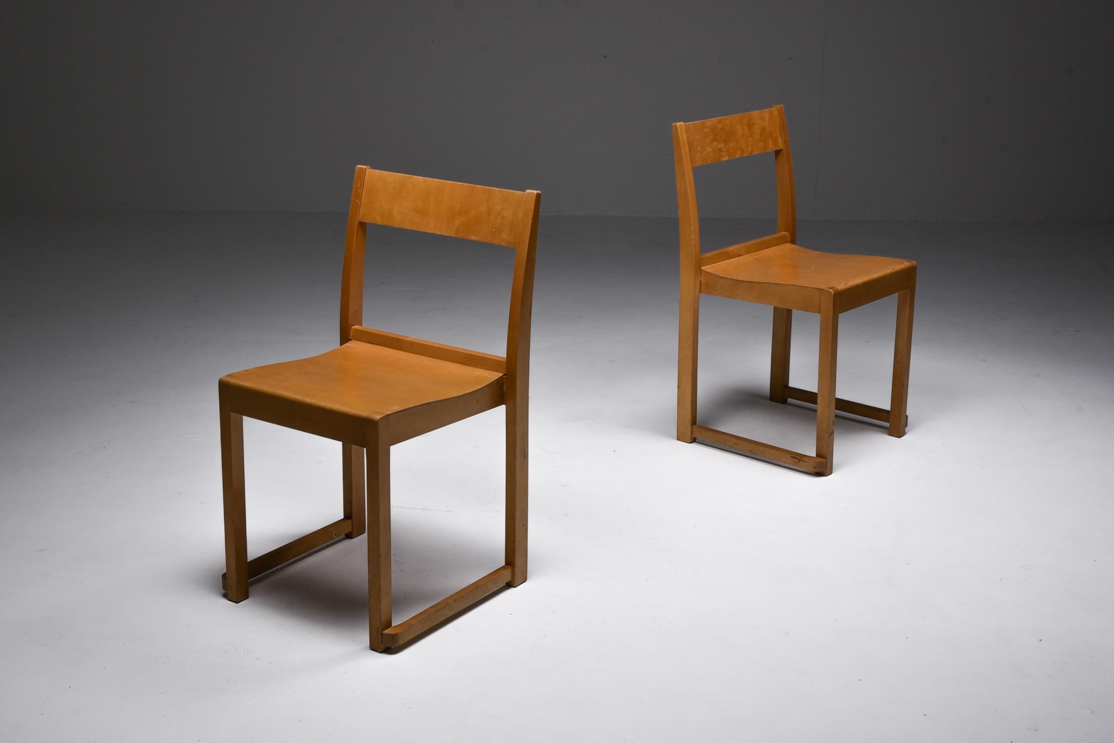 Sven Markelius 'Orchestra' Chairs In Good Condition In Antwerp, BE
