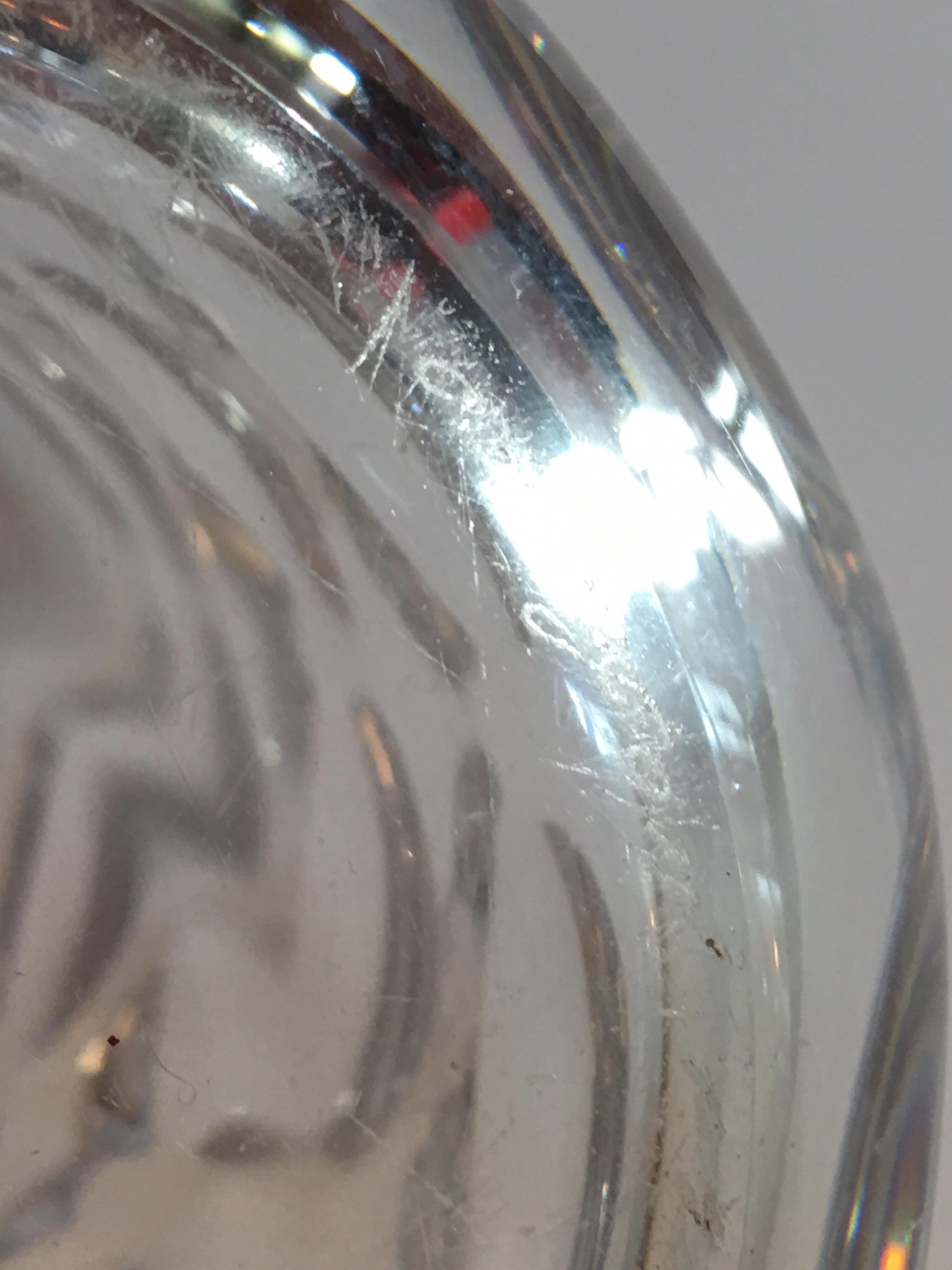 Blown Glass Sven Palmquist for Orrefors Vase with Bubbles
