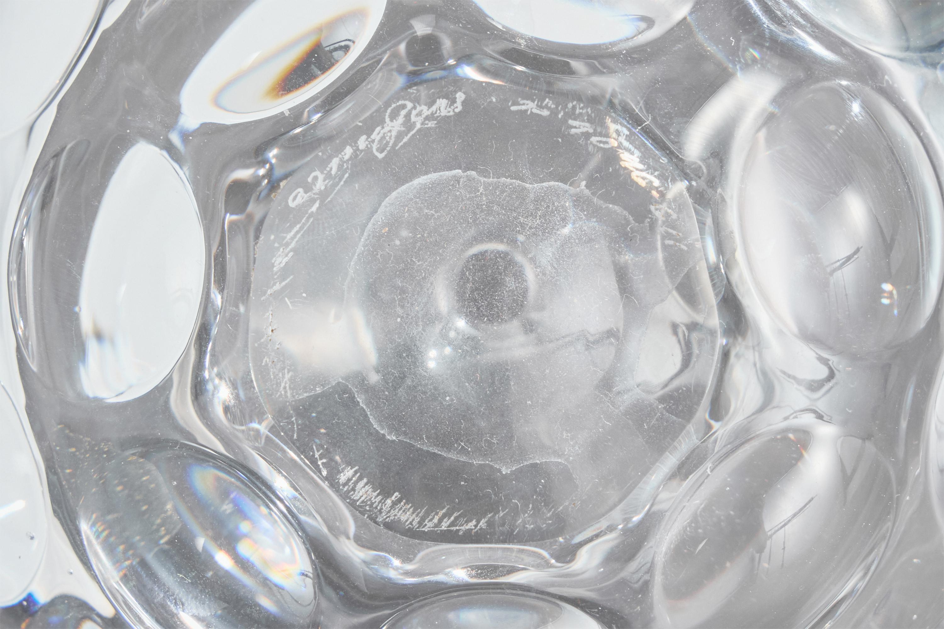 Sven Palmquist, Vase, Glass, Sweden, 1950s For Sale 1