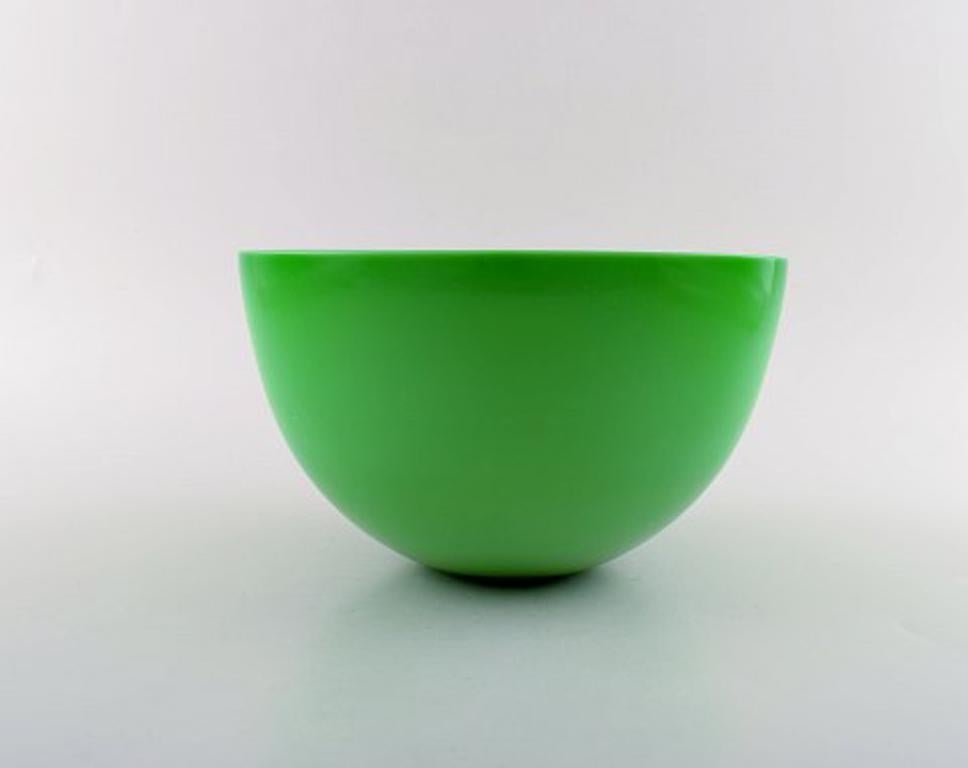 Sven Palmqvist for Orrefors. A pair of green 