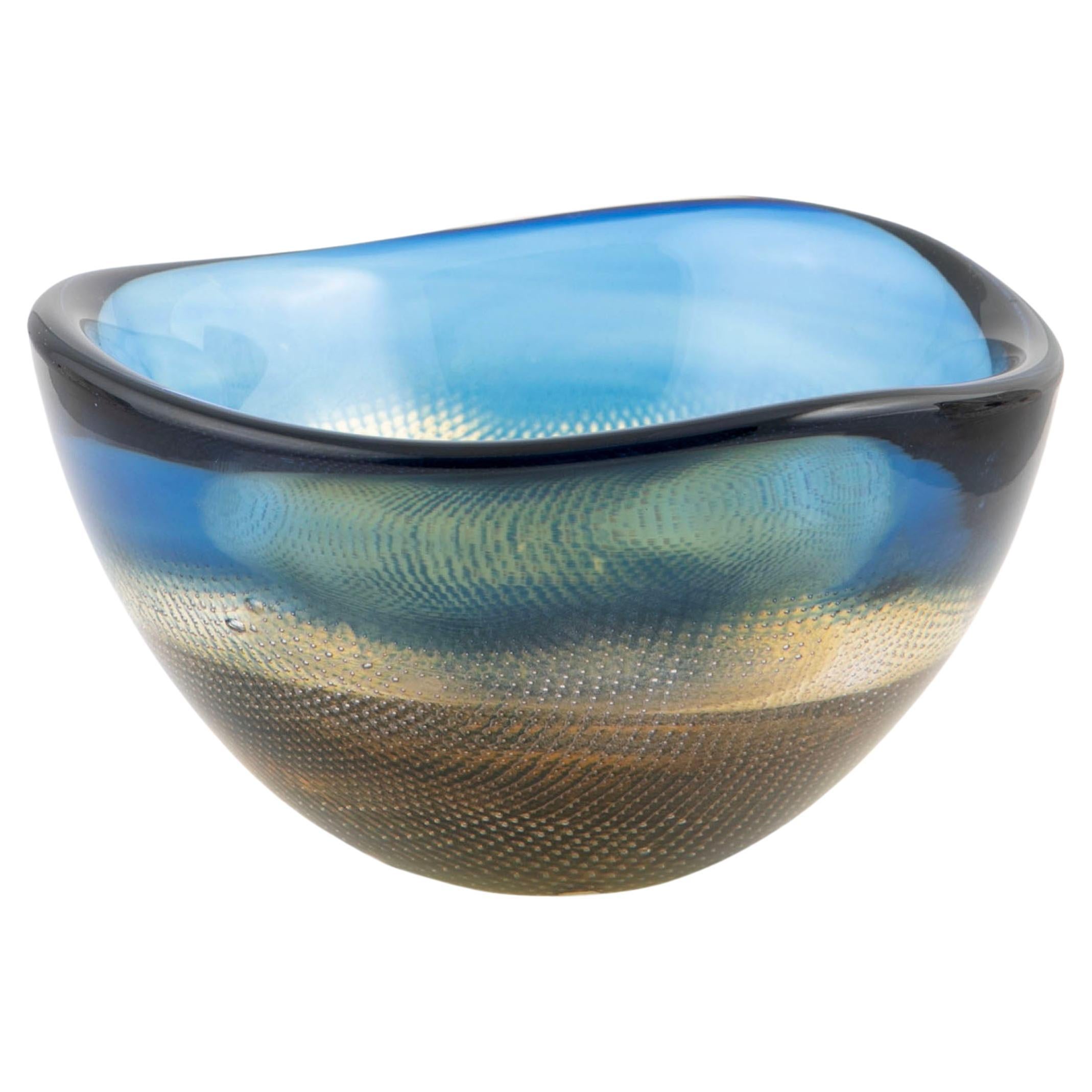 Sven Palmqvist Kraka Glass Bowl for Orrefors For Sale