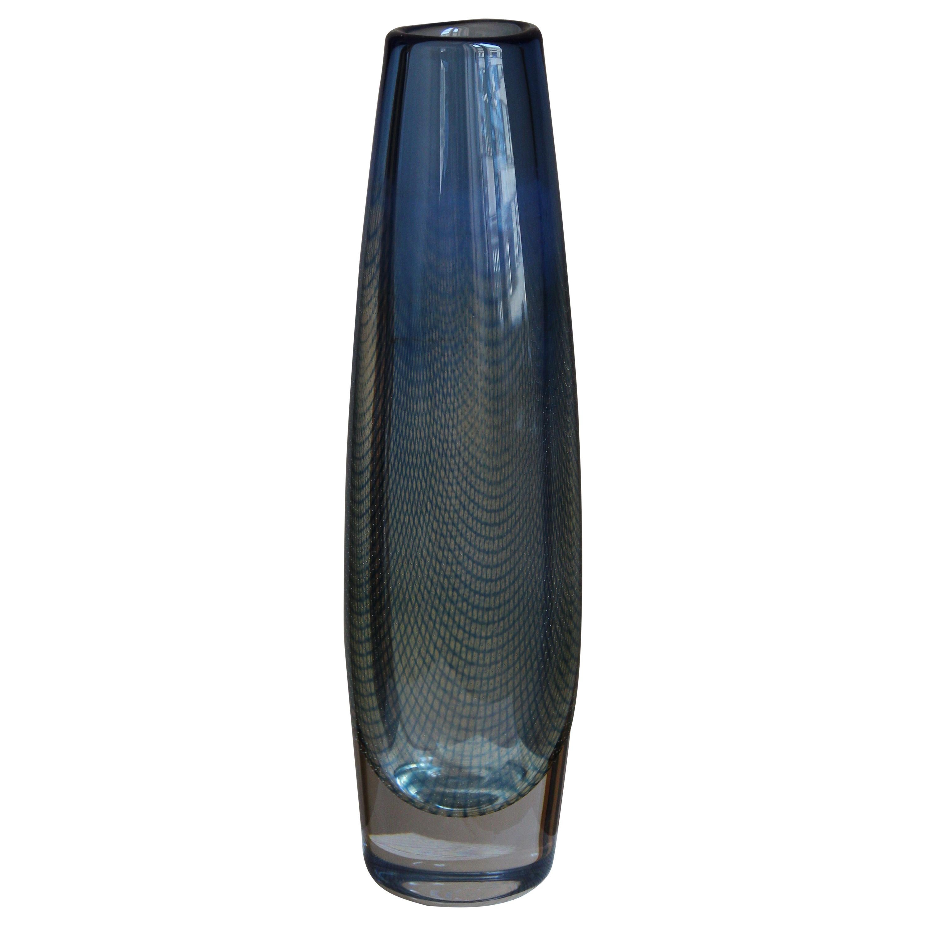 Sven Palmqvist, "Kraka" Vase, Blown Glass, Orrefors, Sweden, 1950s