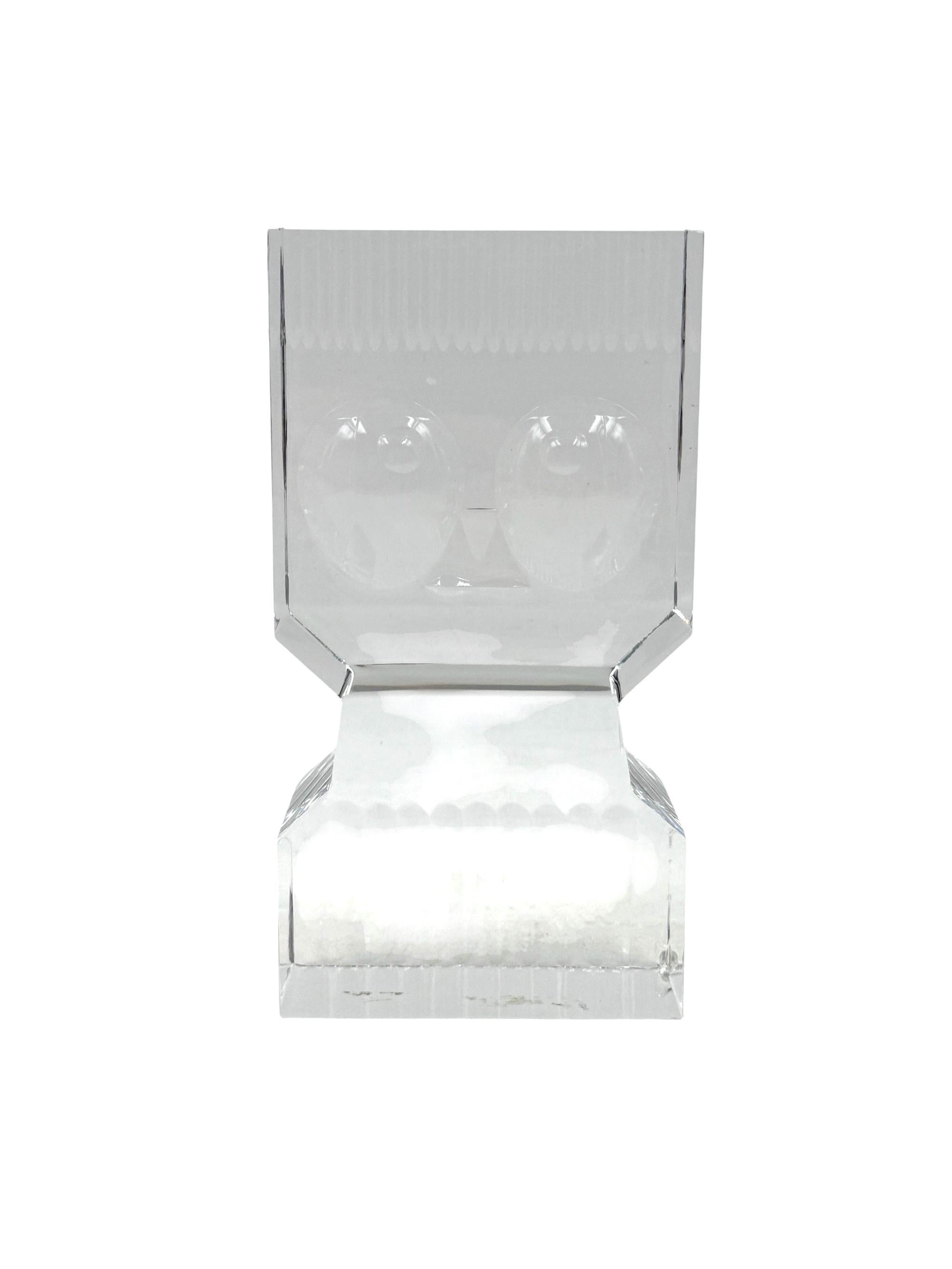 Sven Palmqvist, sculpture moderne en verre, Orrefors Suède 1971 en vente 4