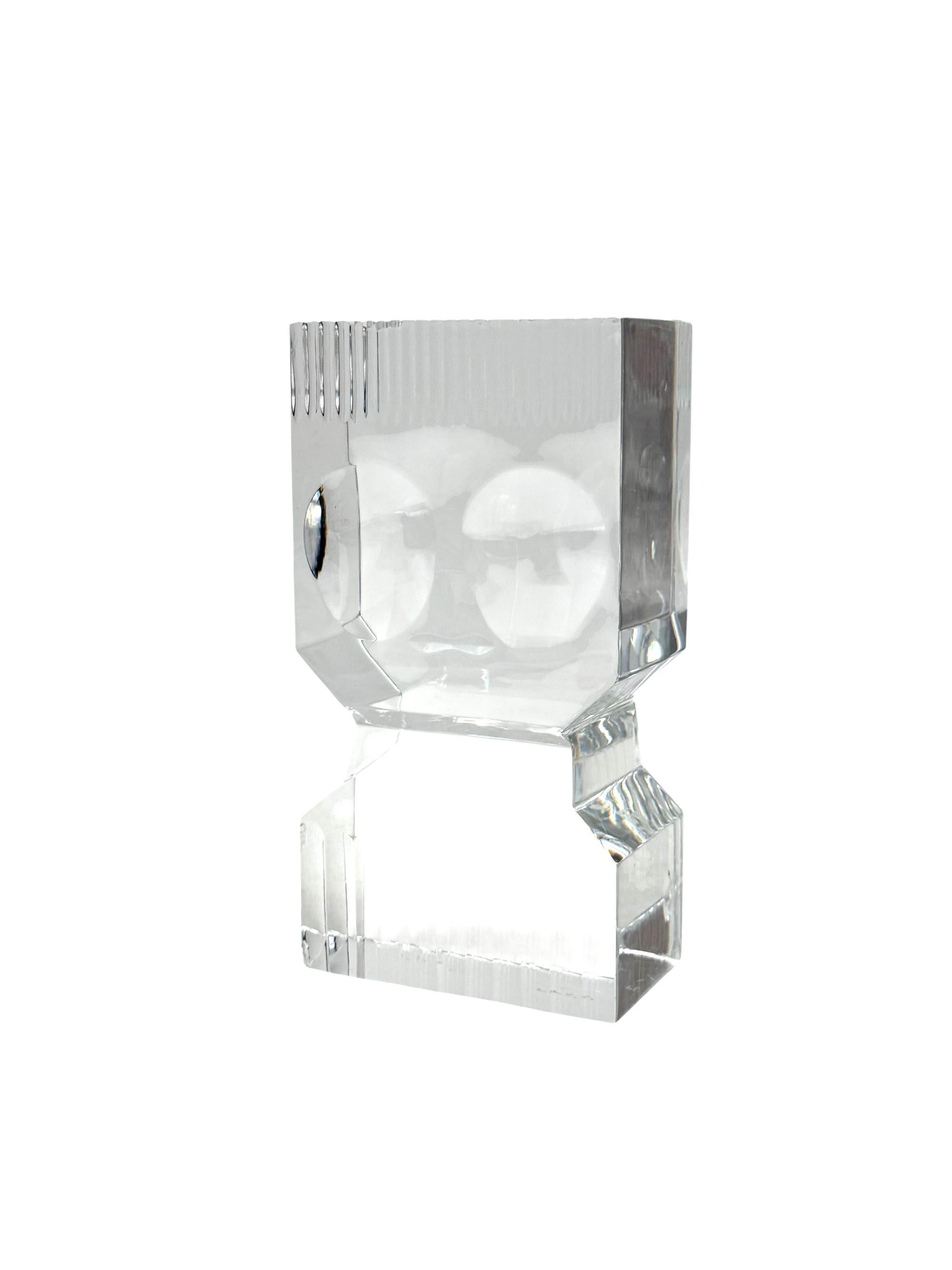 Sven Palmqvist, sculpture moderne en verre, Orrefors Suède 1971 en vente 7