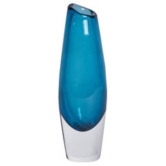 Sven Palmqvist, Sommerso Vase, Glass, Sweden, 1950s