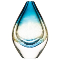 Sven Palmqvist Vase Model Kraka Produced by Orrefors in Sweden