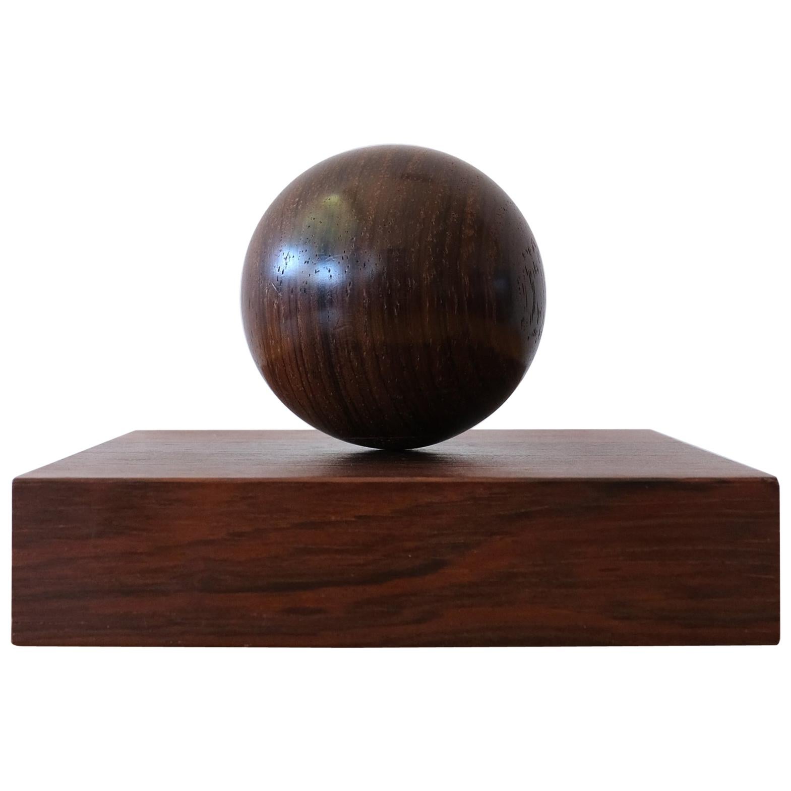 Sven Petersen KInetic Rosewood Sculpture, 1950s For Sale