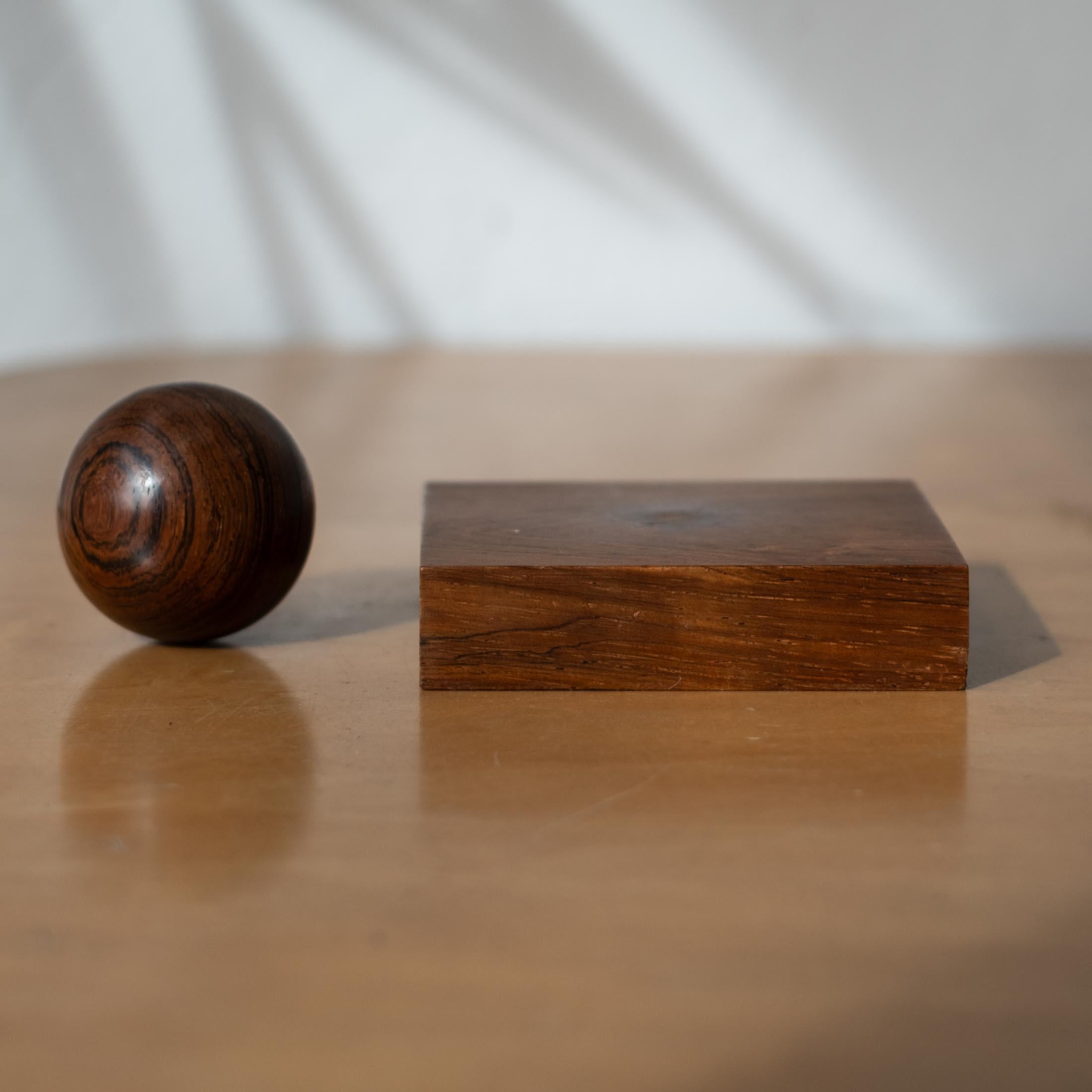 Sven Petersen Kinetische Skulptur aus Rosenholz 3