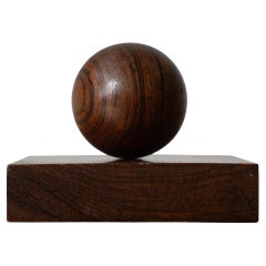Sven Petersen Kinetische Skulptur aus Rosenholz