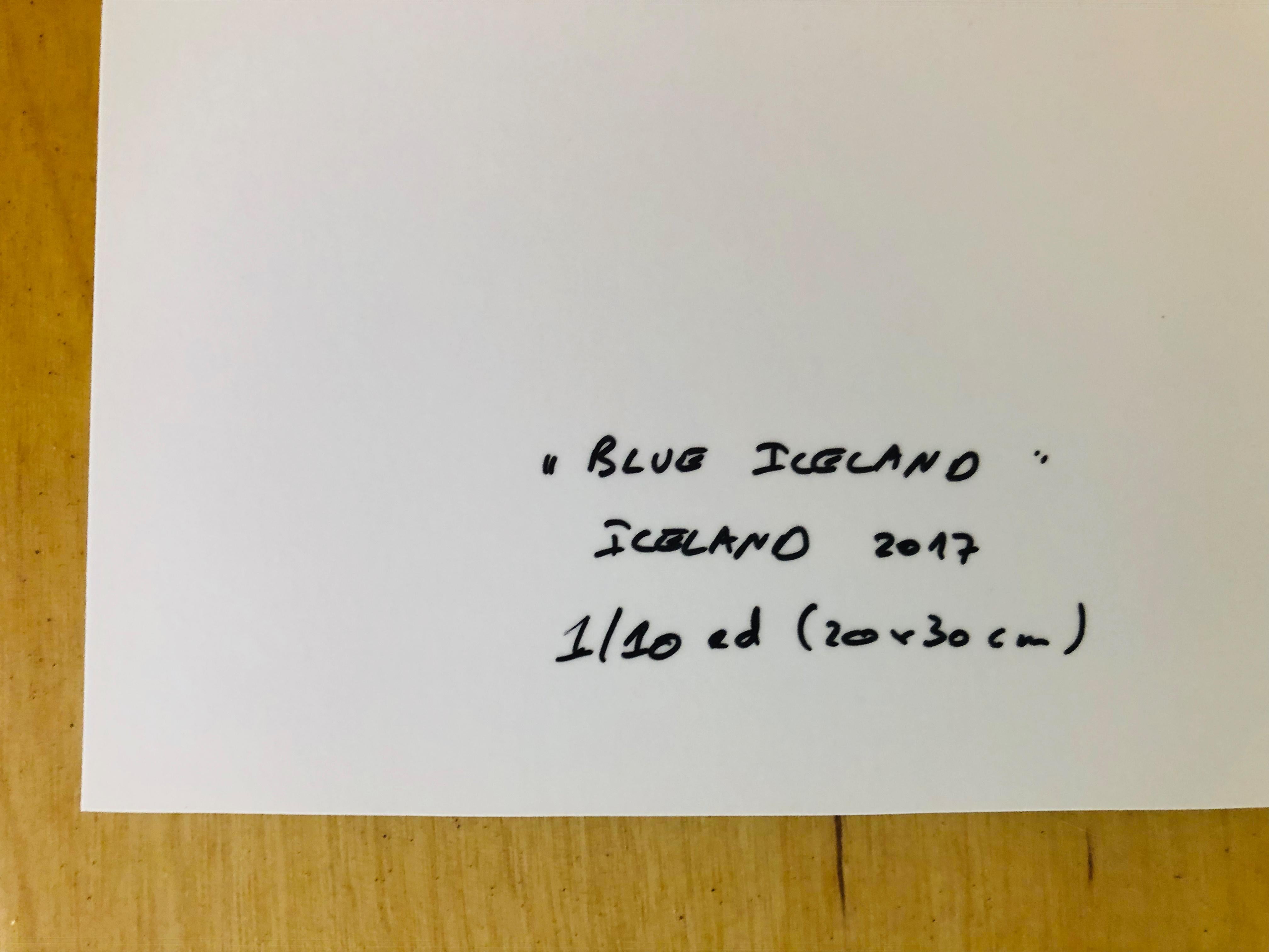 Blue Iceland - Contemporary, Nude, Women, Polaroid, 21st Century For Sale 4