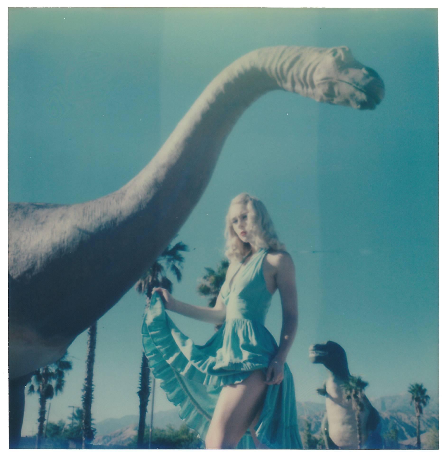 Sven van Driessche Landscape Photograph - I'm not afraid of Dinosaurs - Polaroid, Contemporary, 21st Century, Color