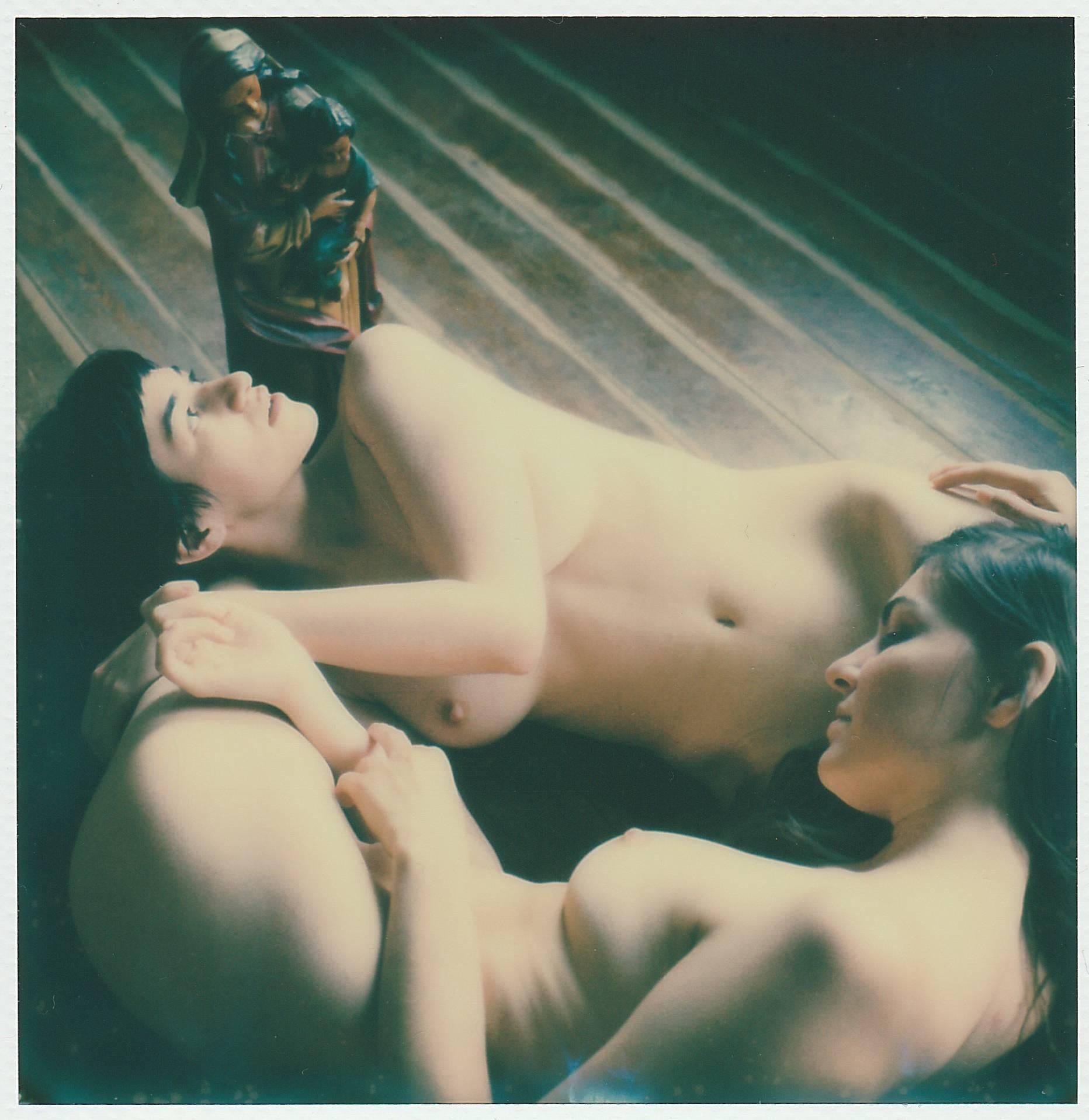 Sven van Driessche Nude Photograph - Maria doesn't judge - Nude, Women, Polaroid, 21st Century, Contemporary