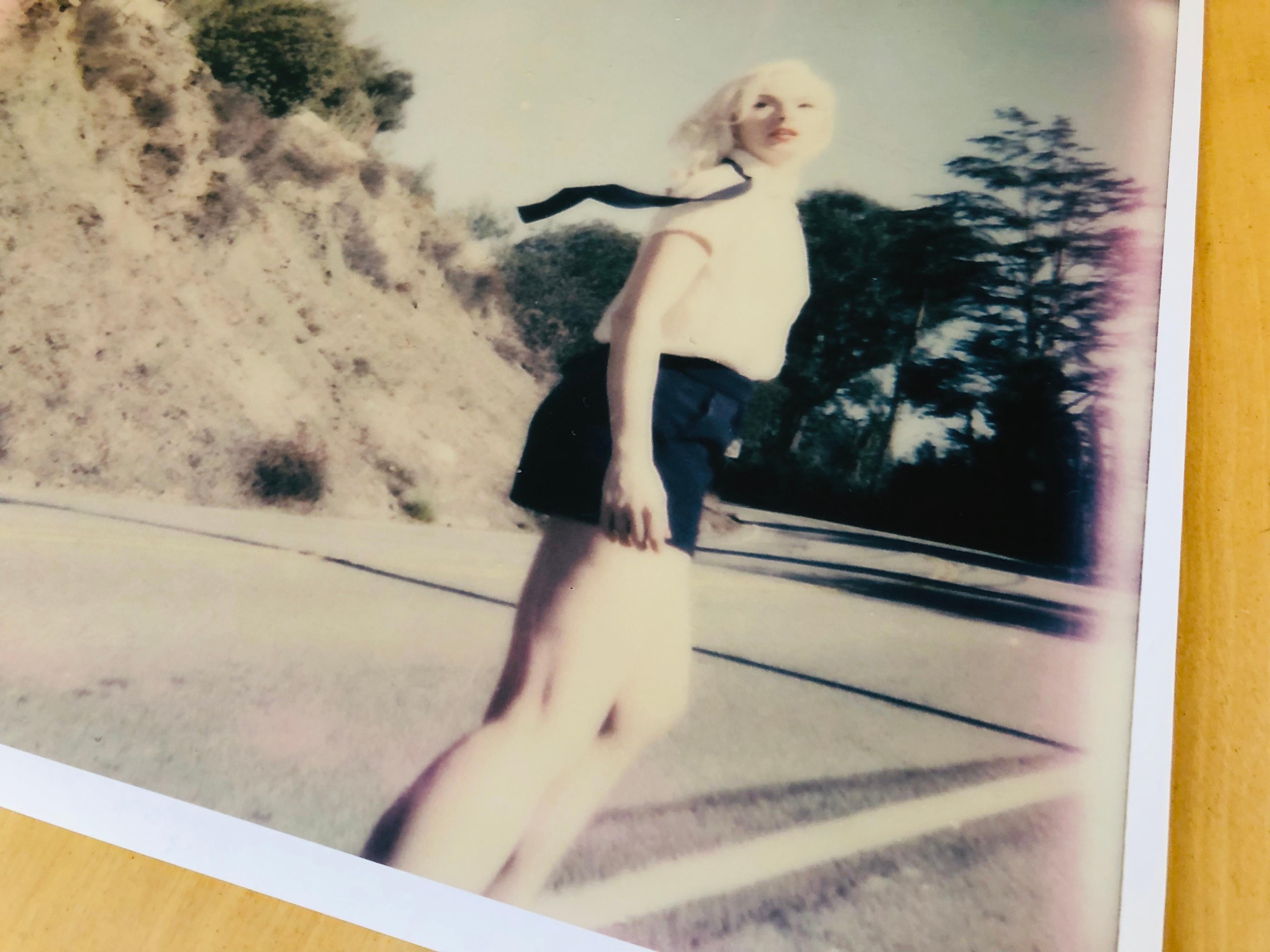 Mulholland Drive, 2016 -

Edition 1/7. 
Archival Color Print on Pearl photo paper, based on a Polaroid. 
Signed on the back by the artist. 
Not mounted.  

Whether in color and black and white, van Driessche’s photos marry the atmospheric qualities