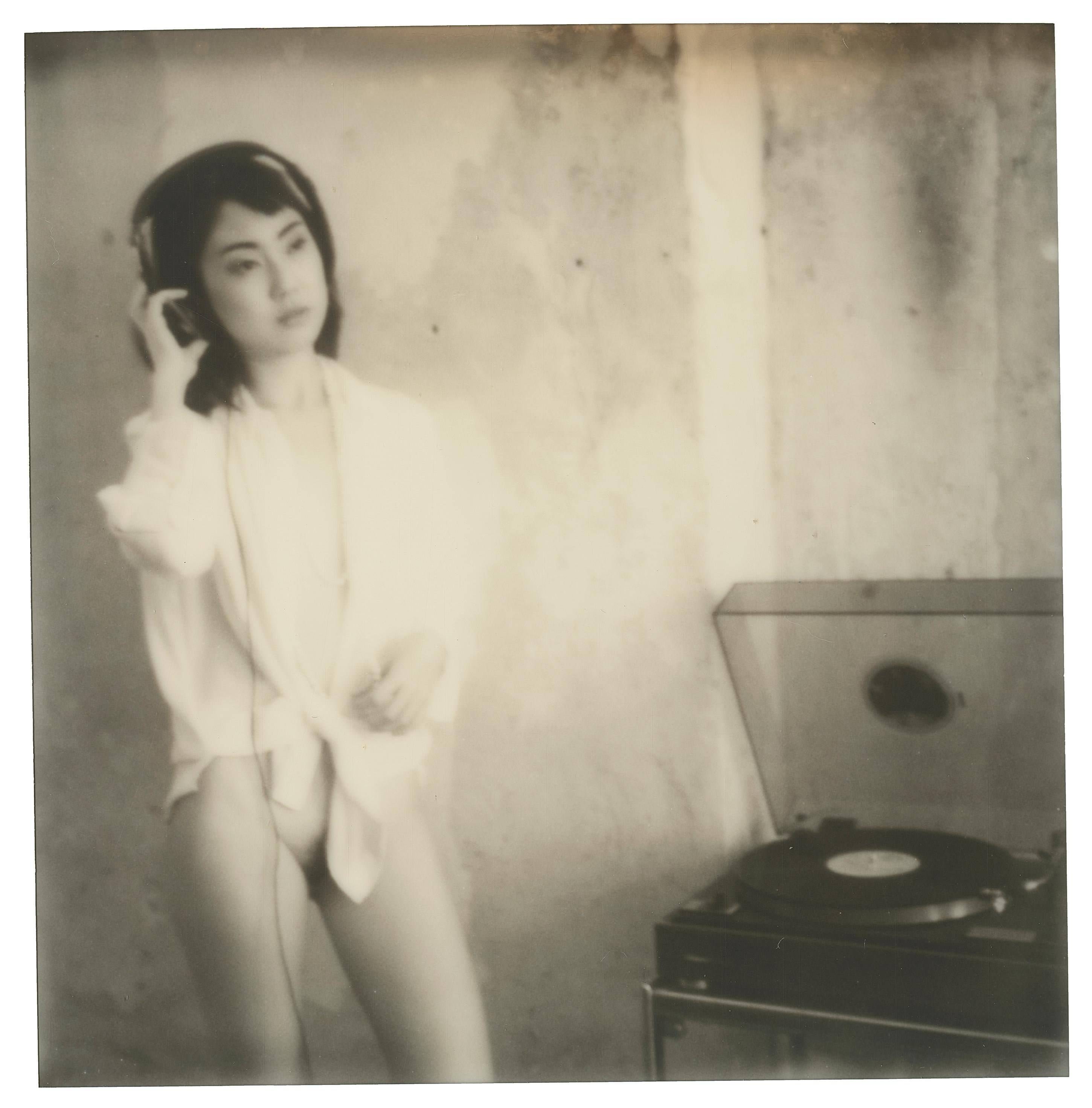 Sven van Driessche Nude Photograph - Music was my first Love - Contemporary, 21st Century, Polaroid, Portrait