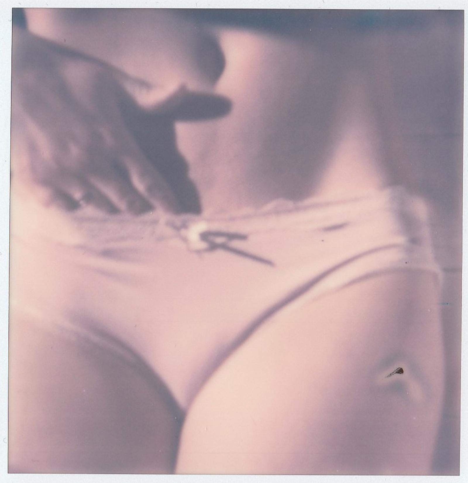 Sven van Driessche Color Photograph - Pink Lust (20x20cm) - Women, Polaroid, 21st Century, Contemporary