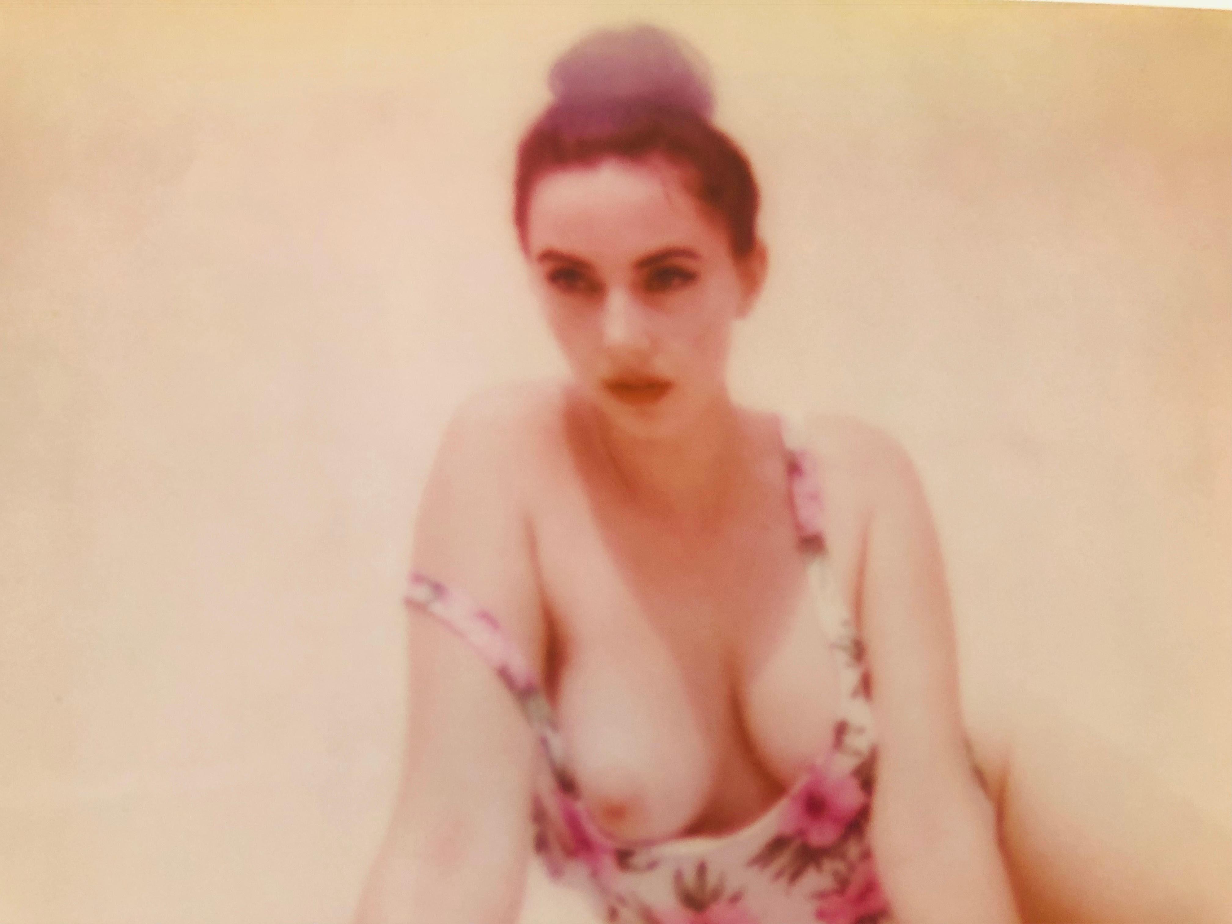 The Bathing Suit -  21st Century, Polaroid, Women, Photography, Contemporary - Beige Nude Photograph by Sven van Driessche