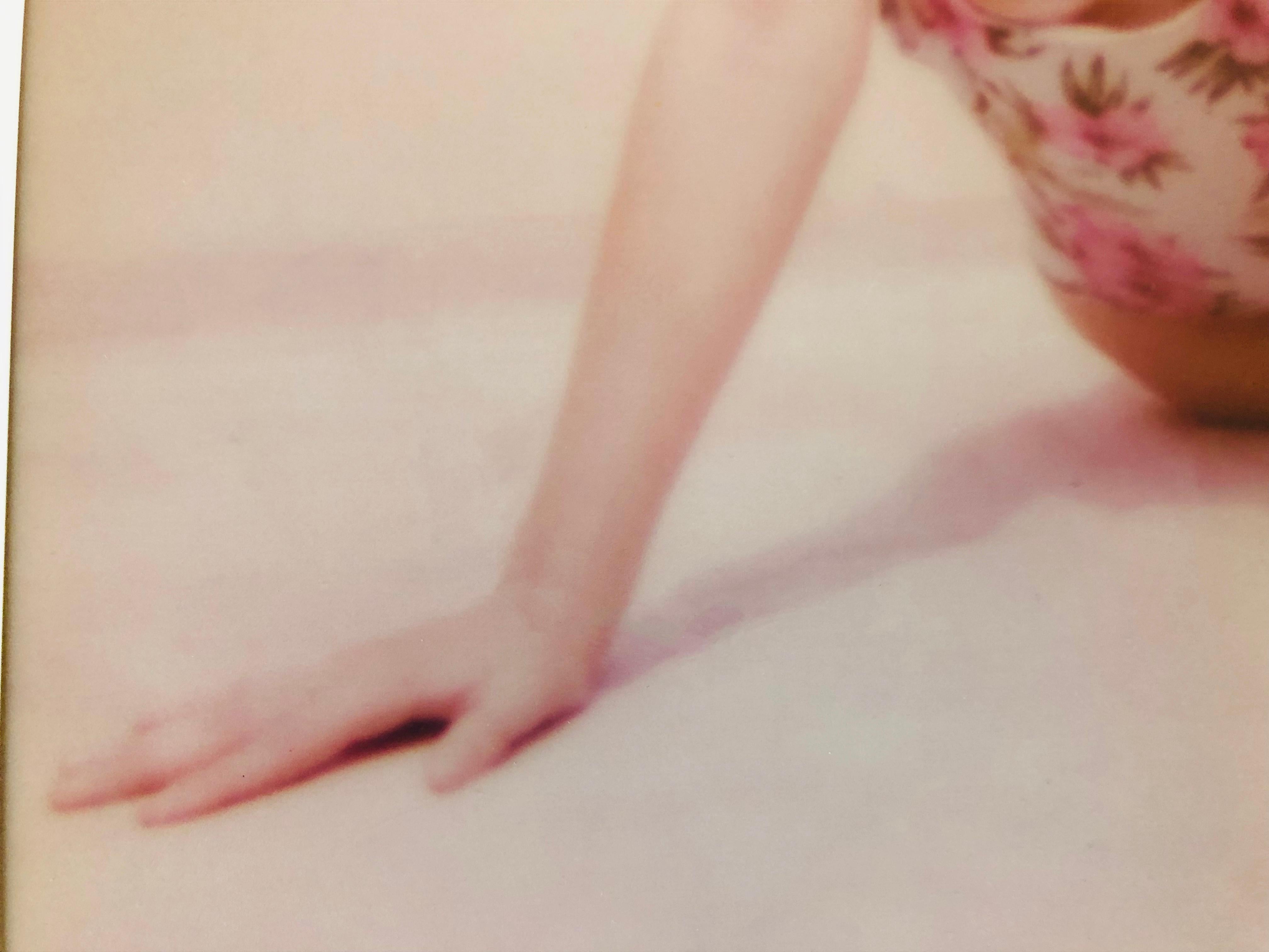 The Bathing Suit

Edition 1/10, 30x30cm, 2016, 
Digital color print on Pearl photo paper, based a Polaroid, 
Signed on the back with Certificate, not mounted.

Whether in color and black and white, van Driessche’s photos marry the atmospheric