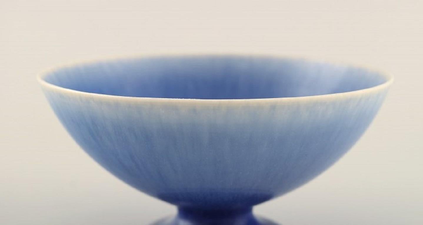 Sven Wejsfelt, Gustavsberg Studiohand, Bowl in Glazed Ceramics In Excellent Condition In Copenhagen, DK