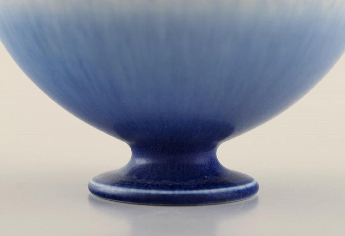 Late 20th Century Sven Wejsfelt, Gustavsberg Studiohand, Bowl in Glazed Ceramics