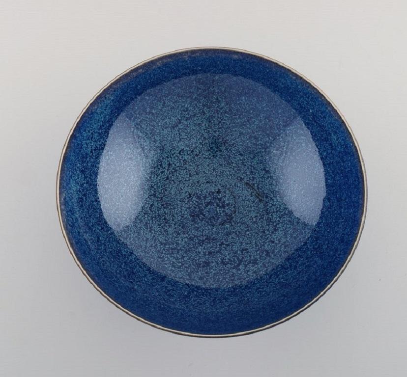 Swedish Sven Wejsfelt, Gustavsberg Studiohand, Bowl on a Base in Ceramics