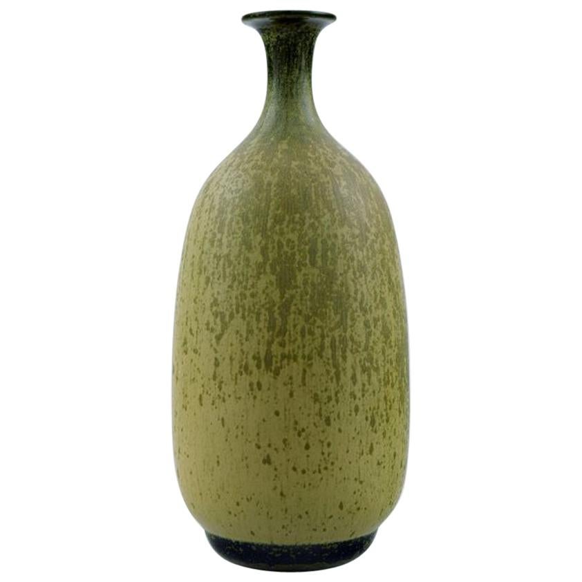 Sven Wejsfelt Ceramic Vase, Swedish Ceramist, 1986, Gustavsberg Studio Hand