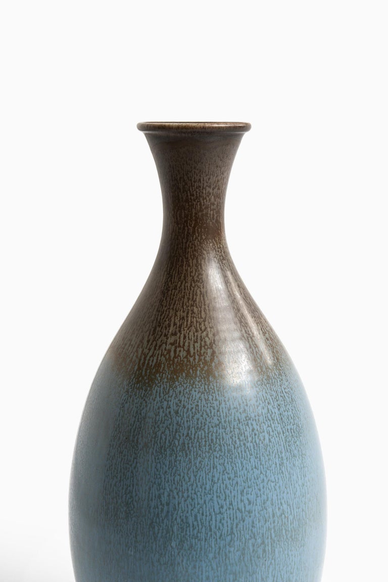 Scandinavian Modern Sven Wejsfelt Floor Vase Produced by Gustavsberg in Sweden For Sale