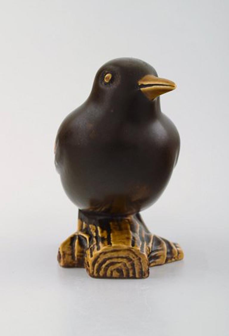 Scandinavian Modern Sven Wejsfelt for Gustavsberg, Bird in Stoneware