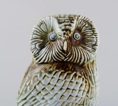 Sven Wejsfelt for Gustavsberg, Owl in Stoneware