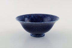 Sven Wejsfelt for Gustavsberg Studio, Unique Bowl on Foot in Glazed Ceramic