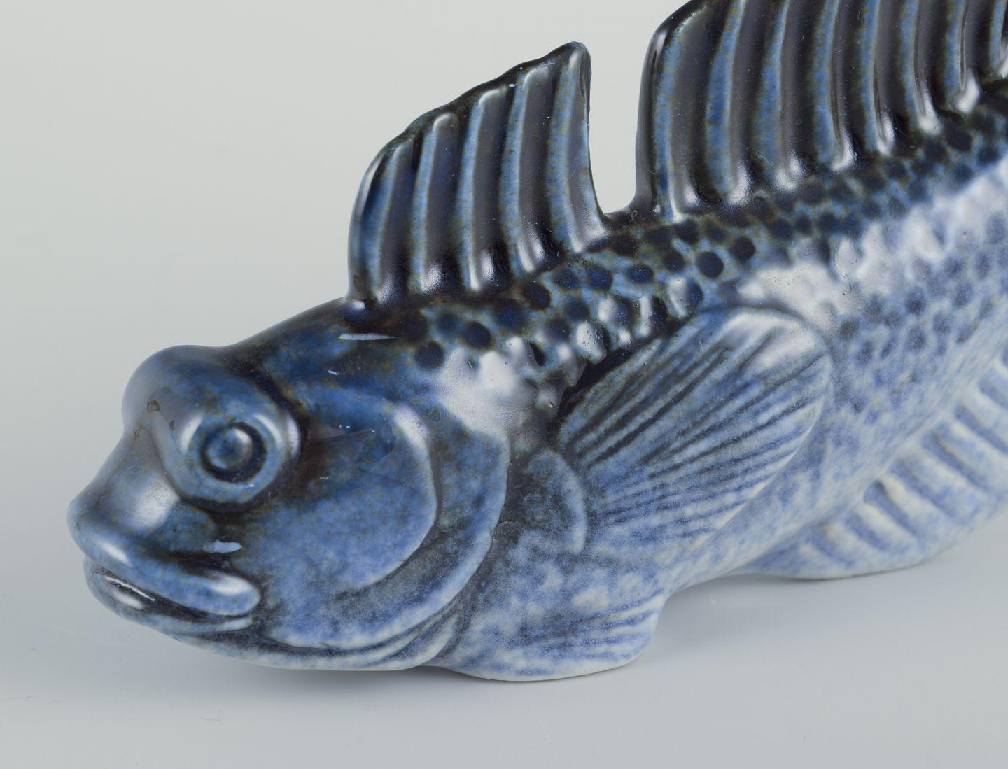 Svedese Sven Wejsfelt per Gustavsberg. Unico pesce 