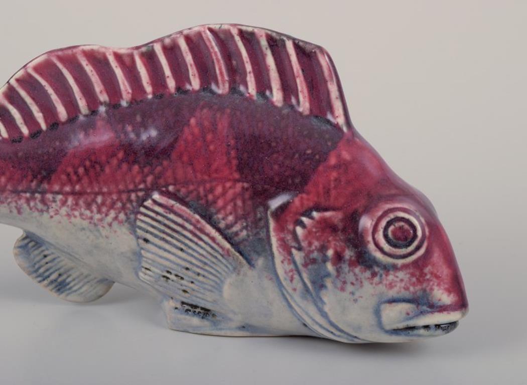 Svedese Sven Wejsfelt per Gustavsberg. Unico pesce 
