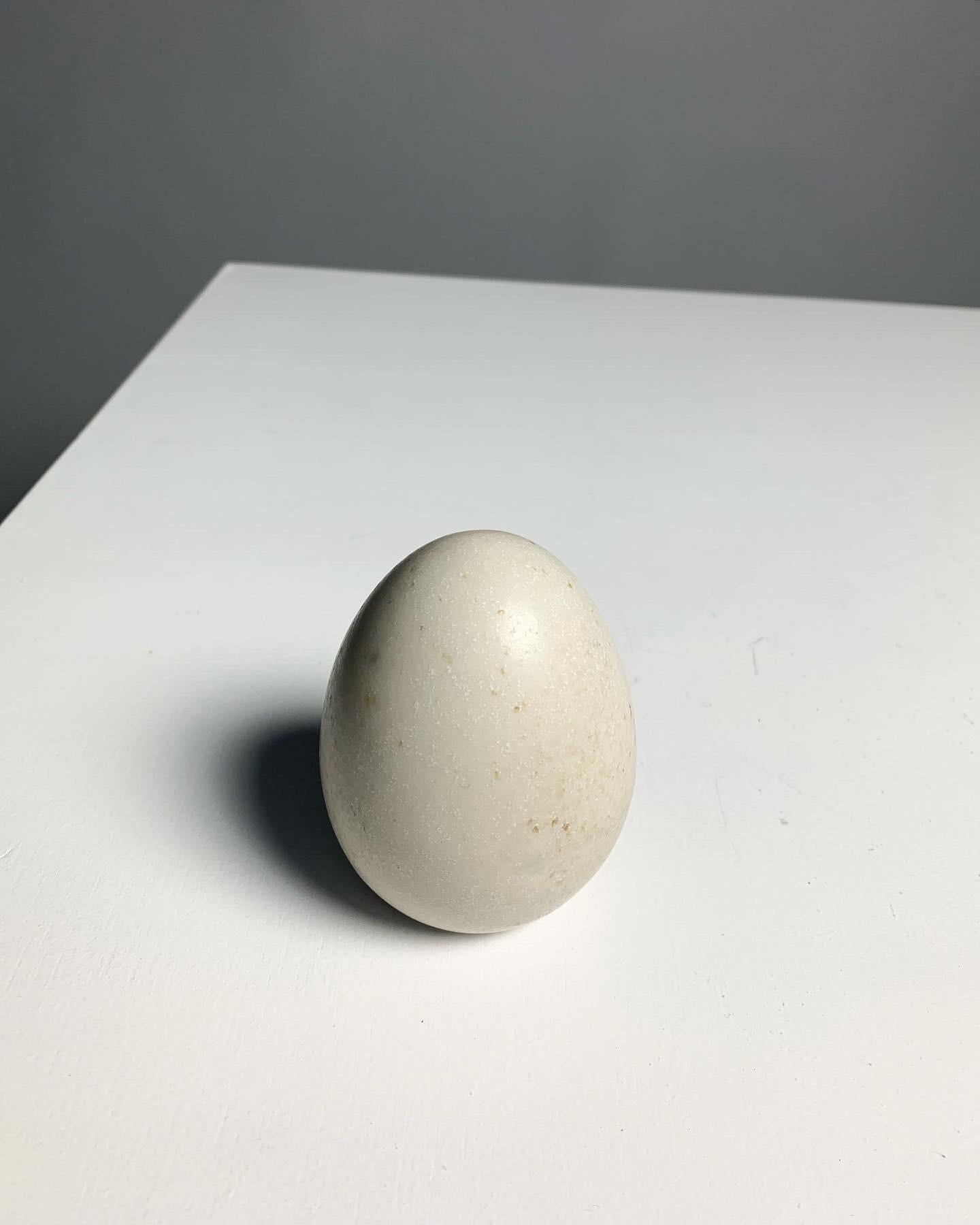 Swedish Sven Wejsfelt Stoneware Egg Sculpture Gustavsberg Sweden 1981