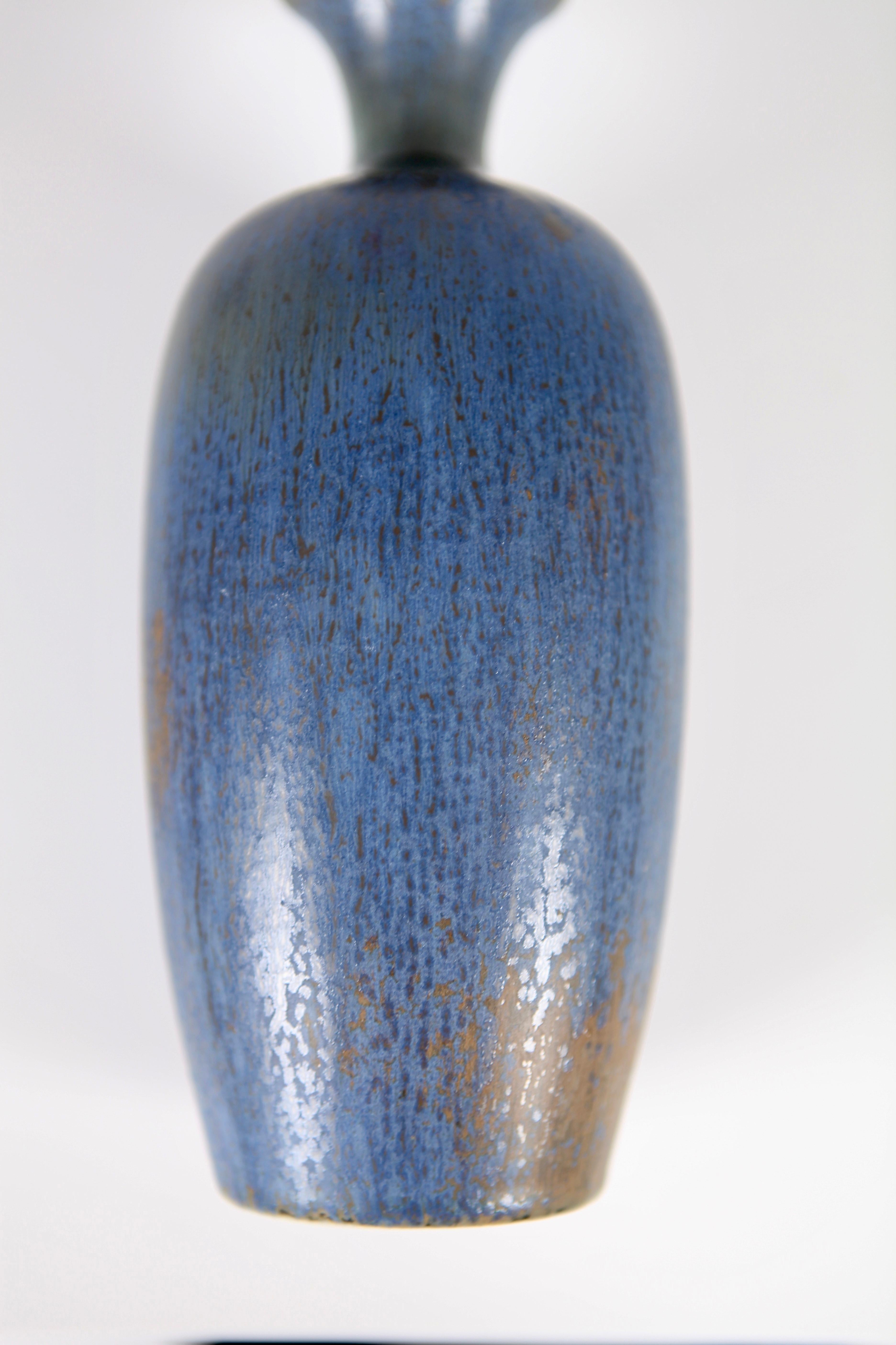 Sven Wejsfelt, Unique Swedish Modern Stoneware Vase, Gustavsberg, 1989 For Sale 5