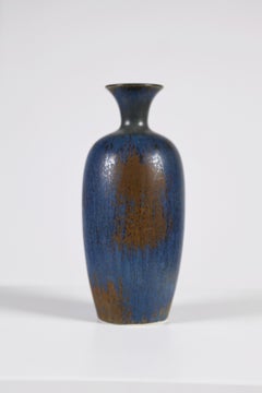 Sven Wejsfelt, Unique Swedish Modern Stoneware Vase, Gustavsberg, 1989