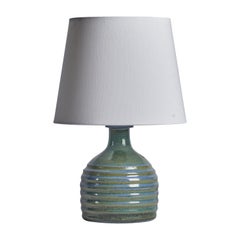 Sven Wejsfelt, Unique Table Lamp, Stoneware, Sweden, 1974