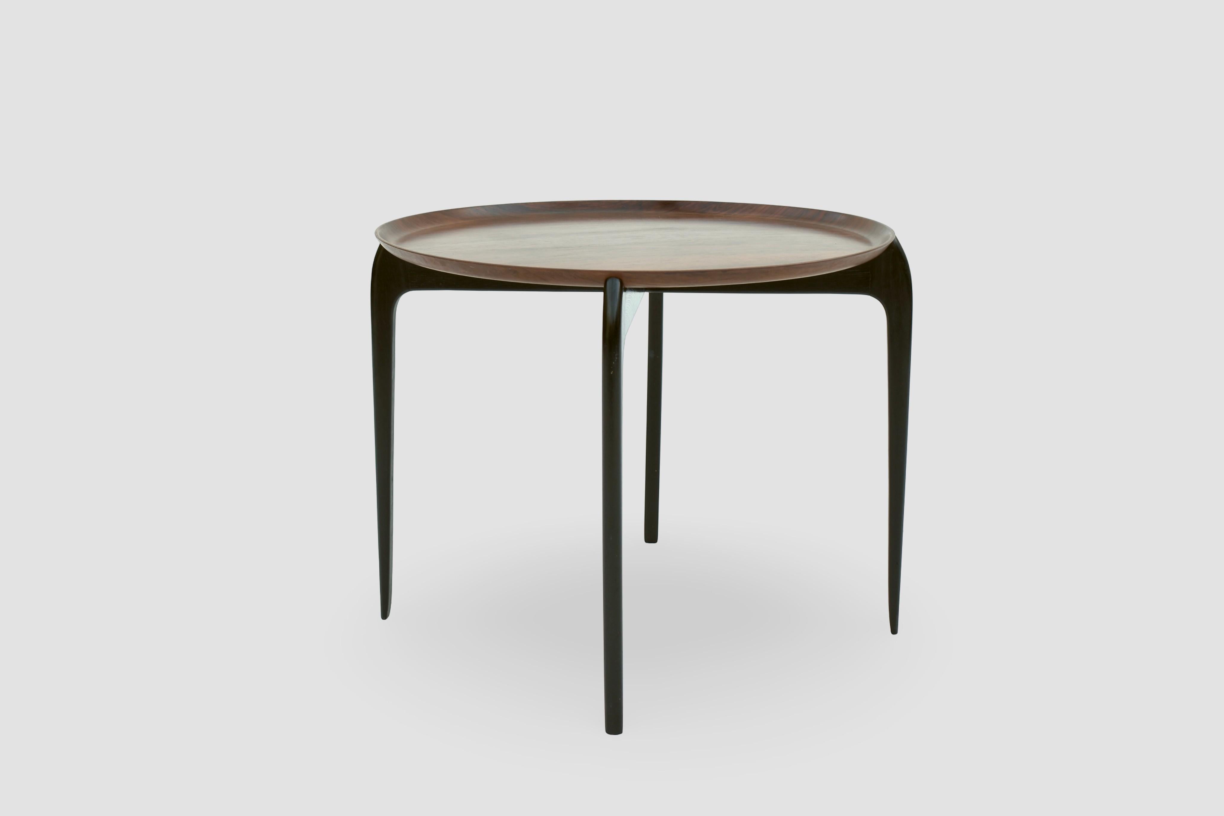 Bois de rose Sven Willumsen & H. Engholm table d'appoint en bois de rose pour Fritz Hansen en vente