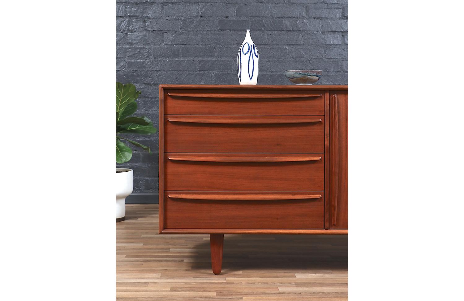 Svend A. Larsen Walnut Dresser for Falster Møbelfabrik 5