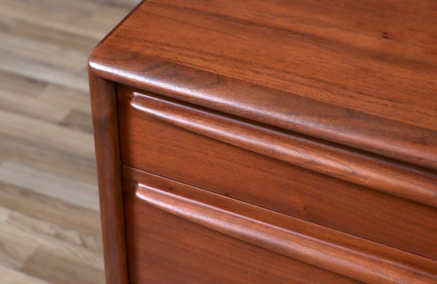Svend A. Larsen Walnut Dresser for Falster Møbelfabrik 2