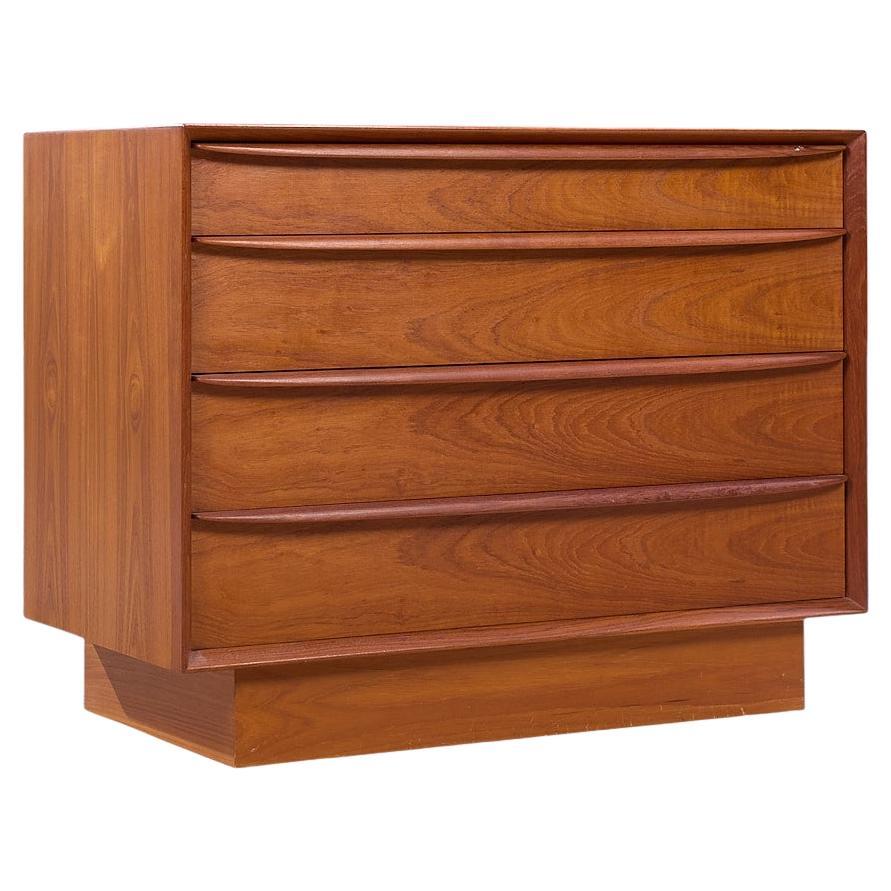 Svend A. Madsen for Falster Møbelfabrik Danish Teak Chest of Drawers Dresser For Sale