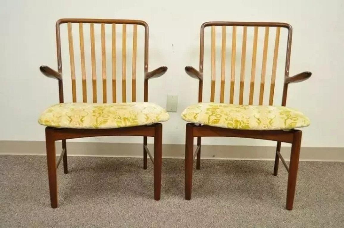 Mid-Century moderno Svend A. Madsen per Moreddi Sedie da pranzo moderne danesi in teak - Set di 6 in vendita