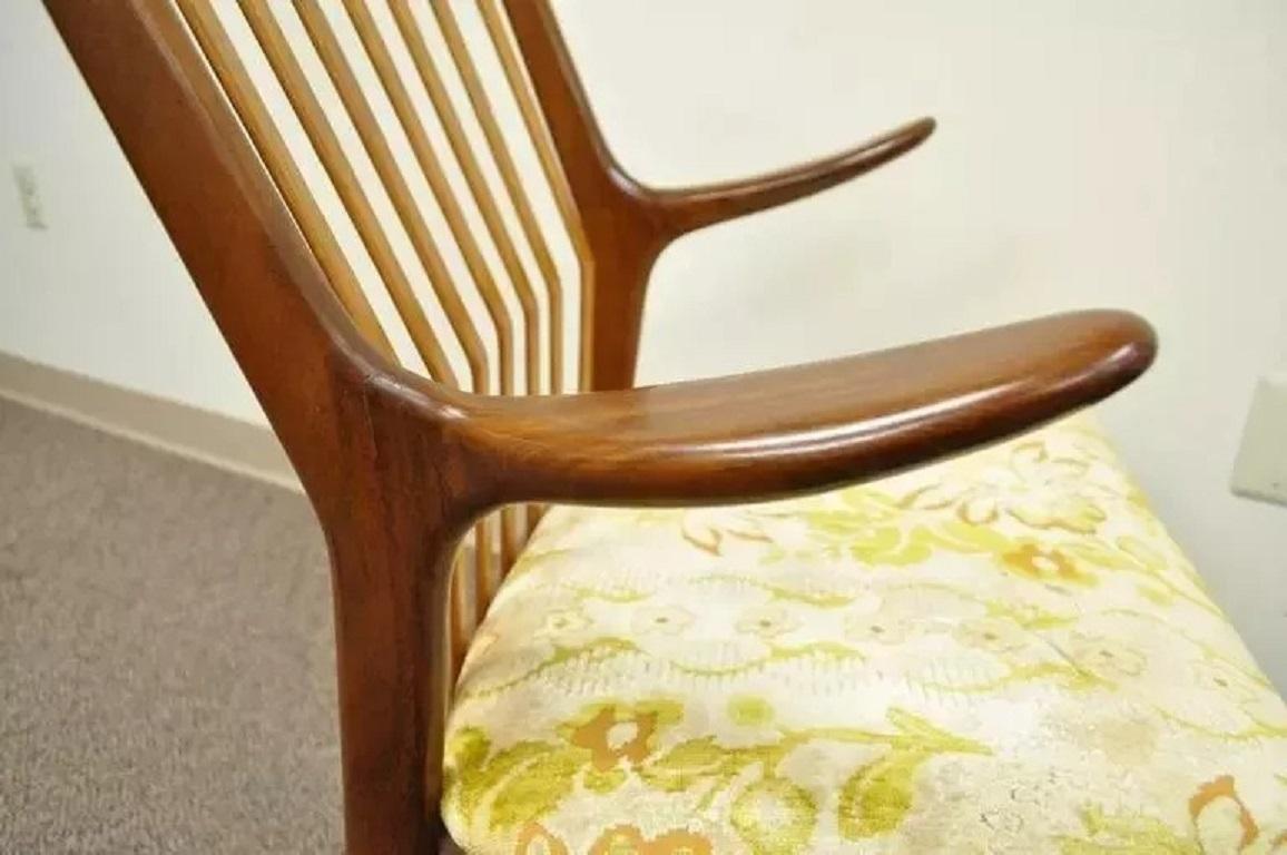 XX secolo Svend A. Madsen per Moreddi Sedie da pranzo moderne danesi in teak - Set di 6 in vendita