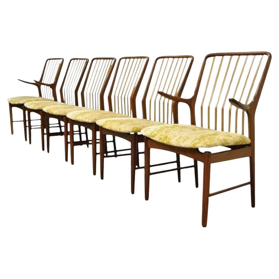 Svend A. Madsen for Moreddi Teak Danish Modern Dining Chairs - Set of 6