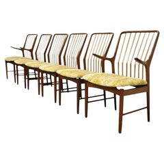 Svend A. Madsen for Moreddi Teak Danish Modern Dining Chairs - Set of 6
