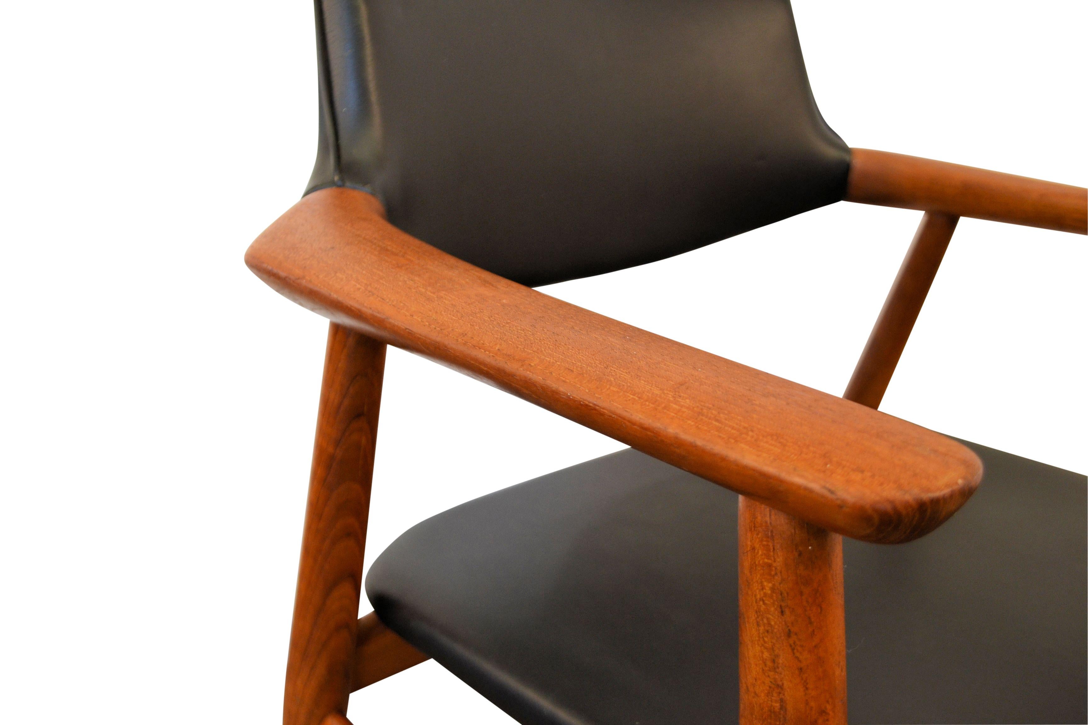 20th Century Svend Aage Eriksen Teak Armrest Chairs, Set of Four