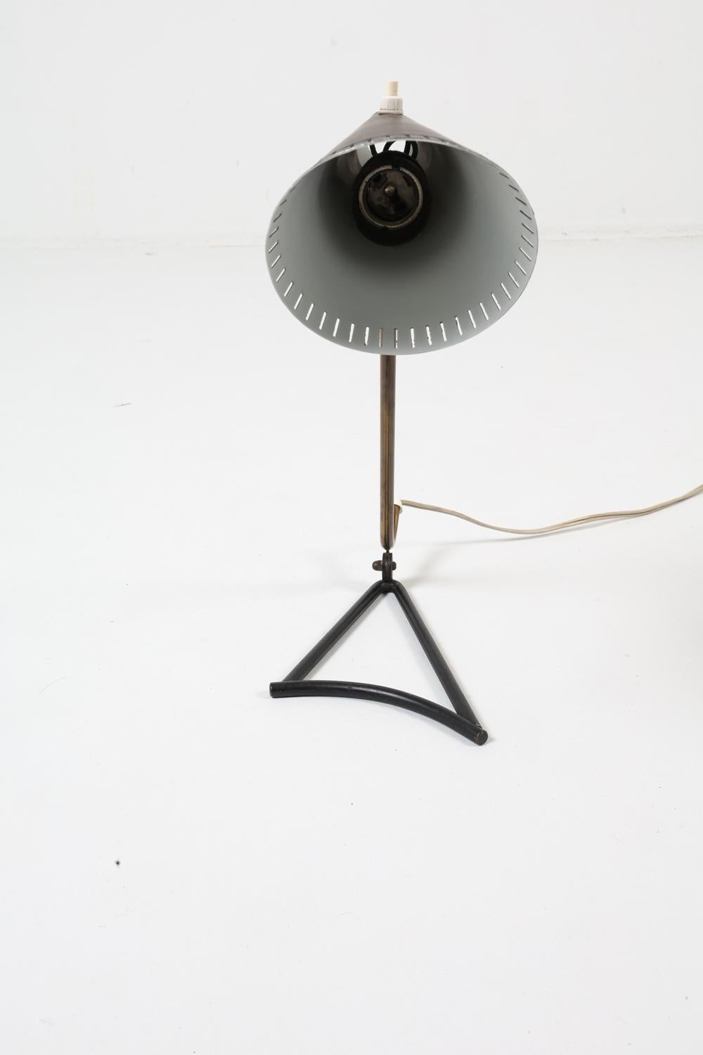 Mid-Century Modern Svend Aage Holm Sorensen Danish Table Lamp, Circa 1950s For Sale