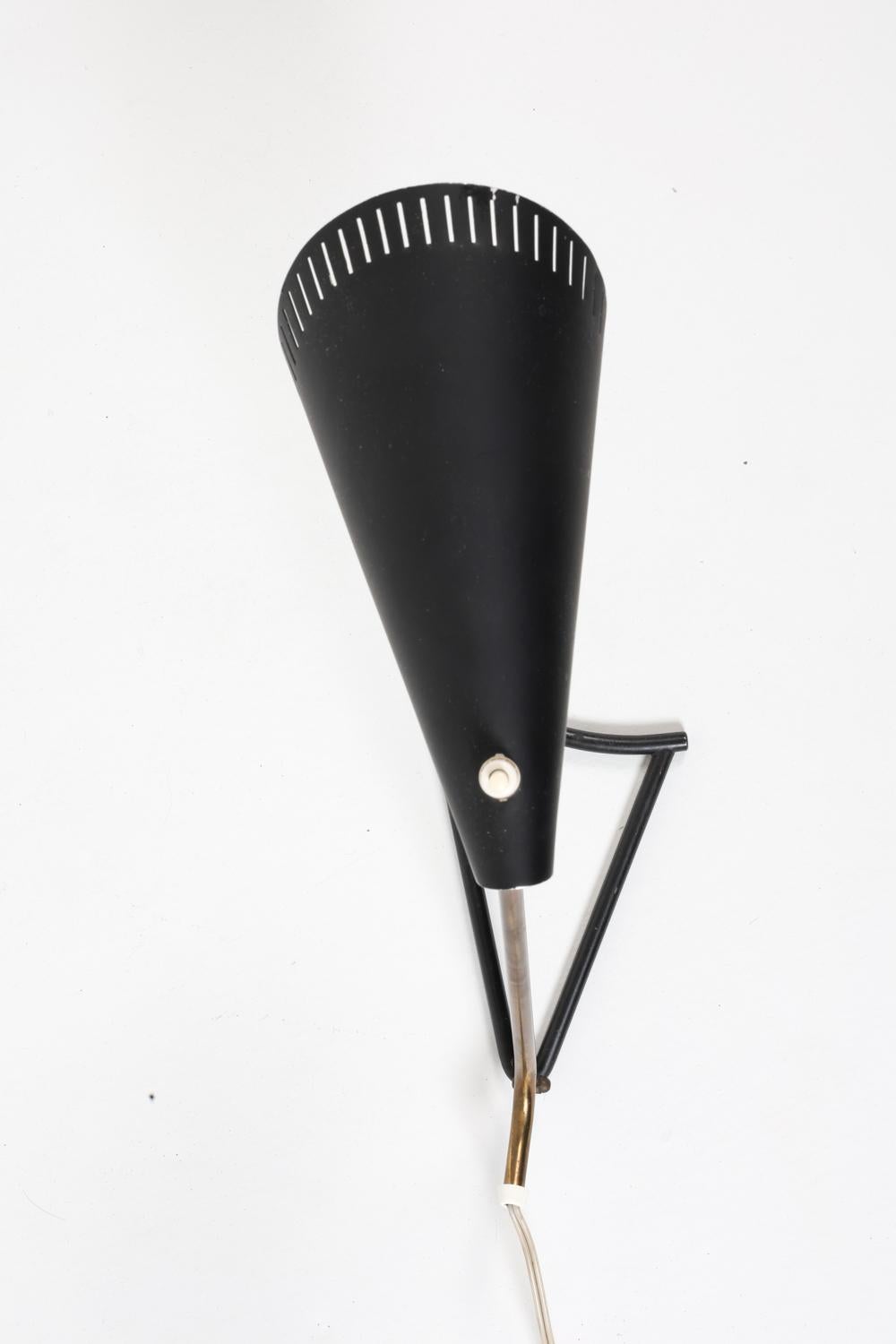 20th Century Svend Aage Holm Sorensen Danish Table Lamp, Circa 1950s For Sale