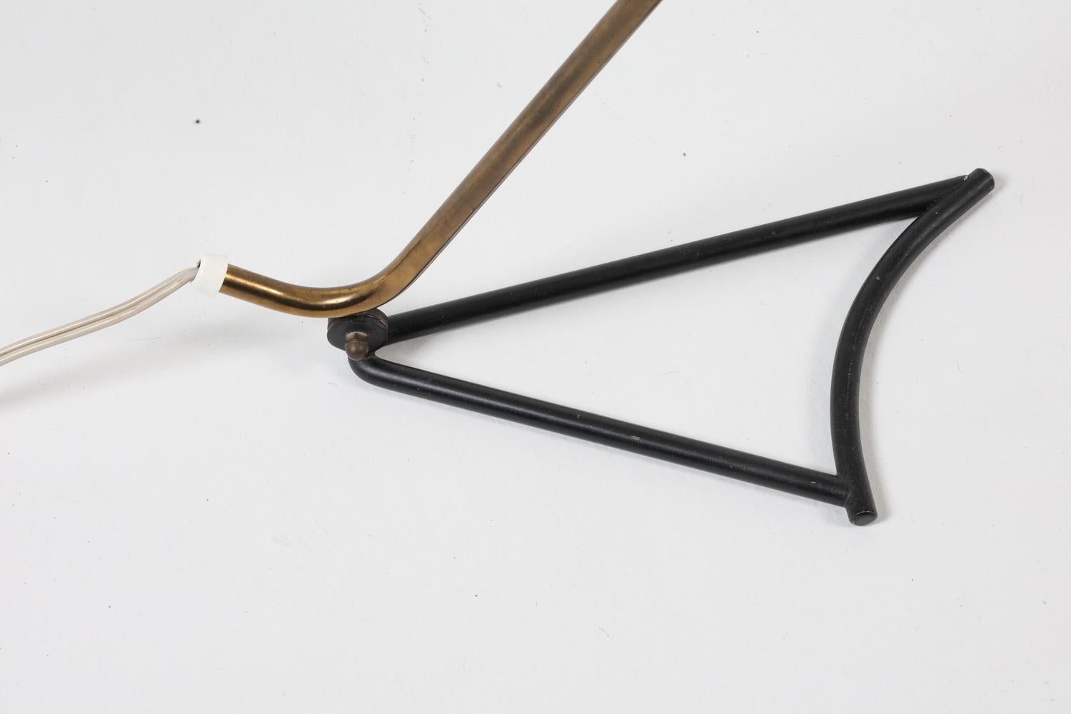 Metal Svend Aage Holm Sorensen Danish Table Lamp, Circa 1950s For Sale